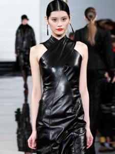 Fall faux leather fabric