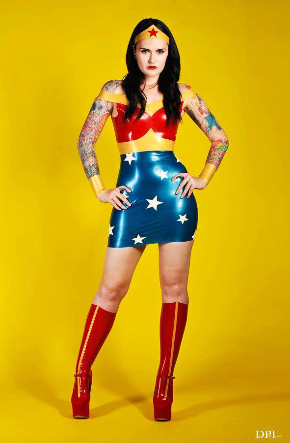 WonderWomanlatexhalloweencostume