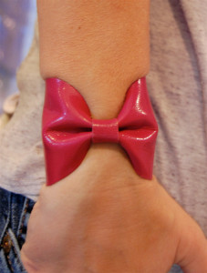 red-faux-leather-accessory-wristband